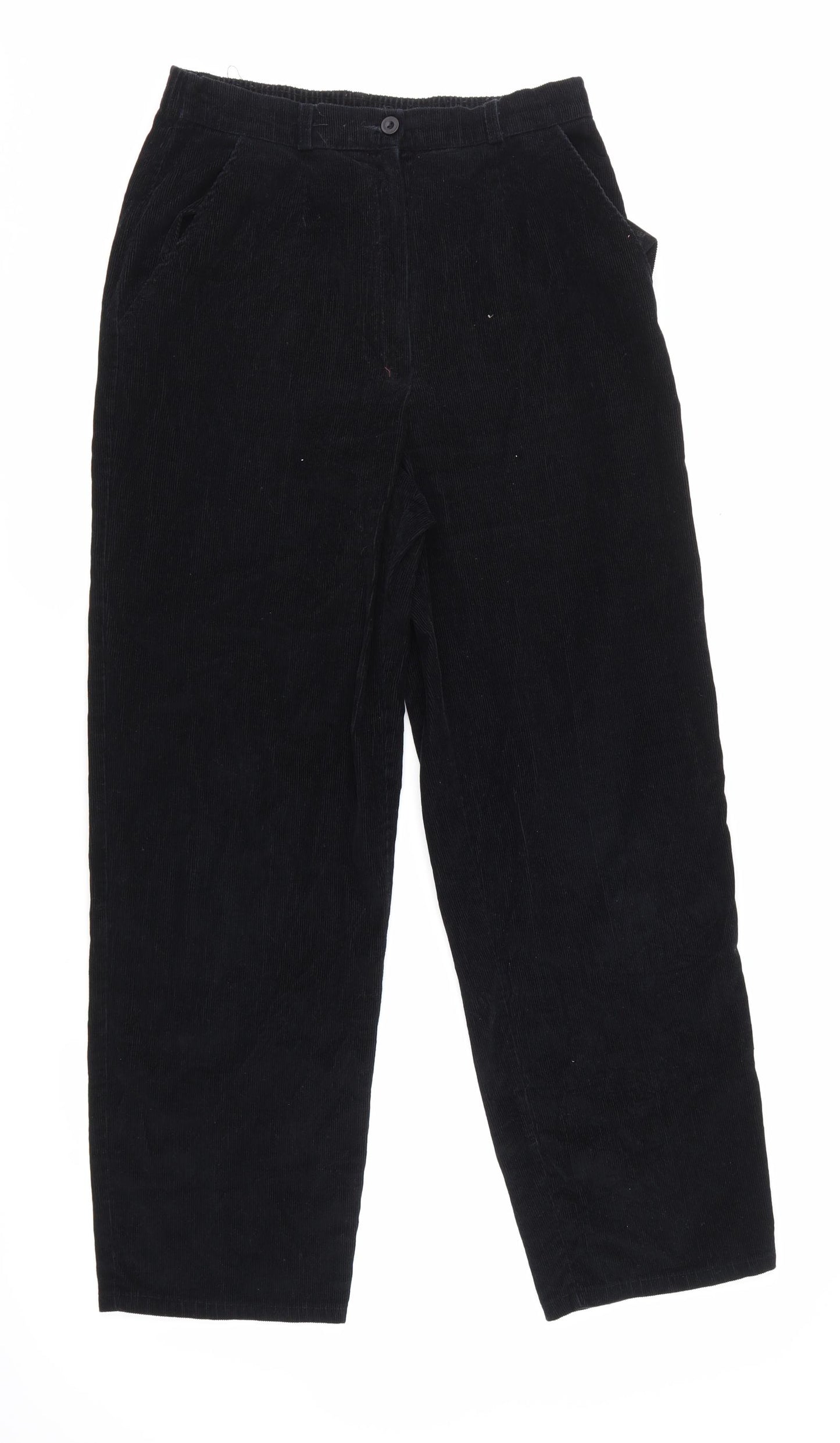 first avenue Womens Black  Corduroy Skinny Jeans Size 12 L26 in