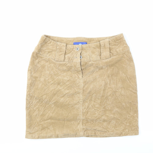 Amazing Jeans Womens Brown  Corduroy A-Line Skirt Size 10