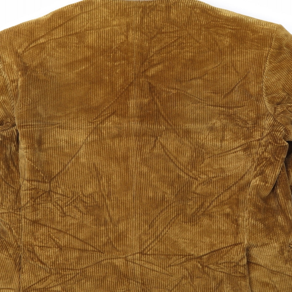 Preworn Mens Gold  Corduroy Jacket Sport Coat