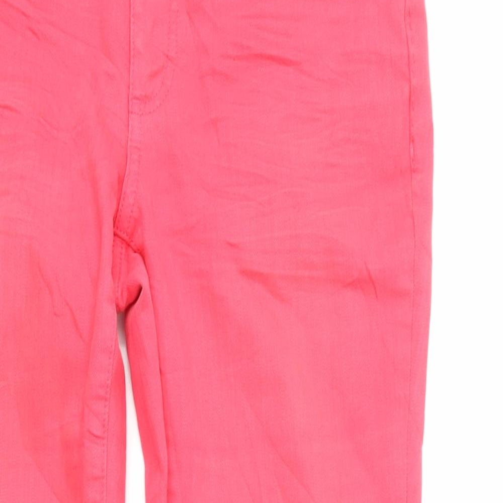 Preworn Womens Pink   Straight Jeans Size 10 L24 in