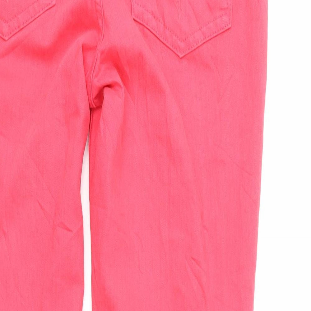 Preworn Womens Pink   Straight Jeans Size 10 L24 in
