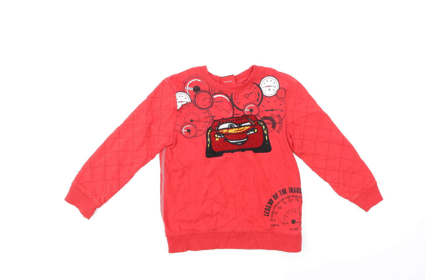 George Boys Red   Pullover Jumper Size 6-7 Years