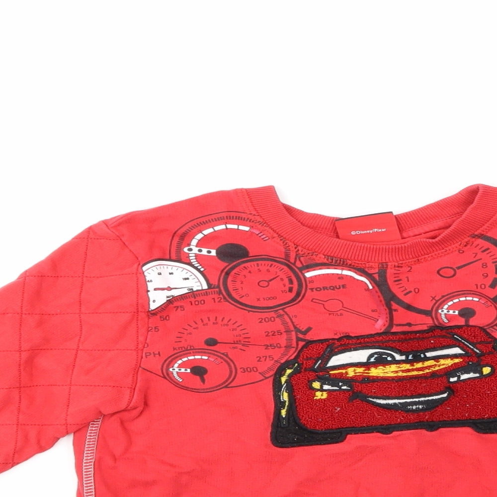 George Boys Red   Pullover Jumper Size 6-7 Years