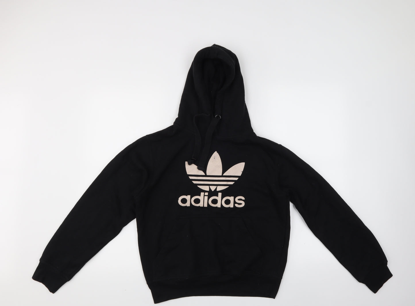 addidas Mens Black   Pullover Hoodie Size M