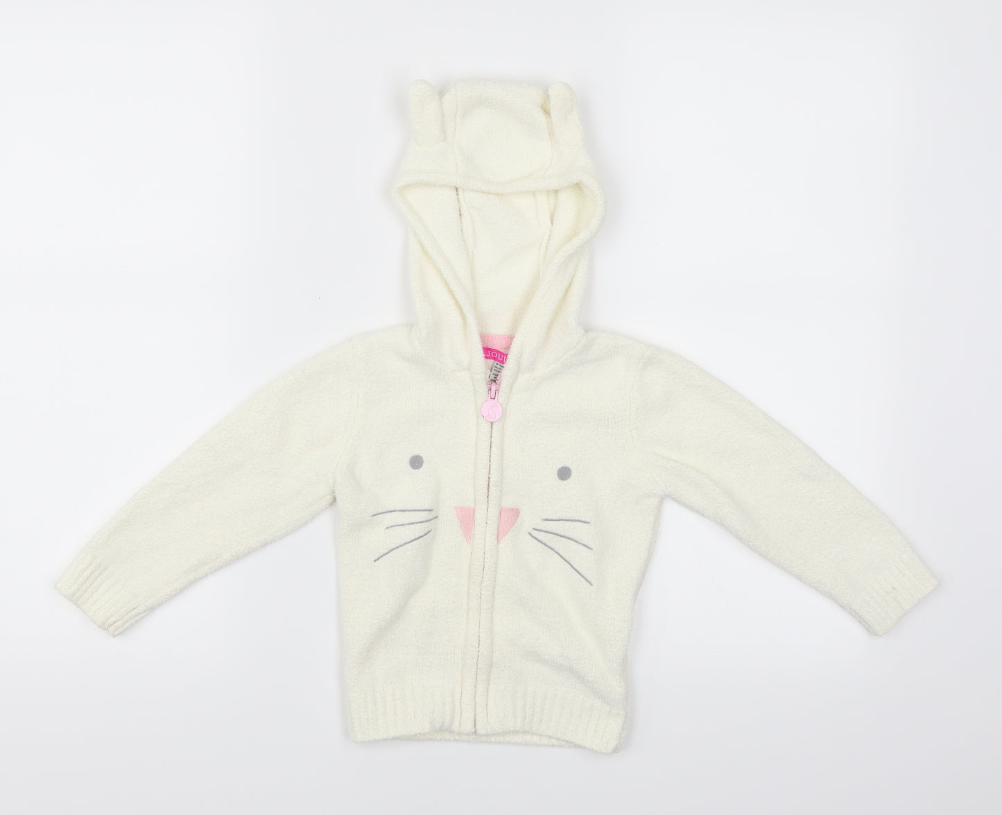 Joules  Ivory   Full Zip Jumper Size 18-24 Months