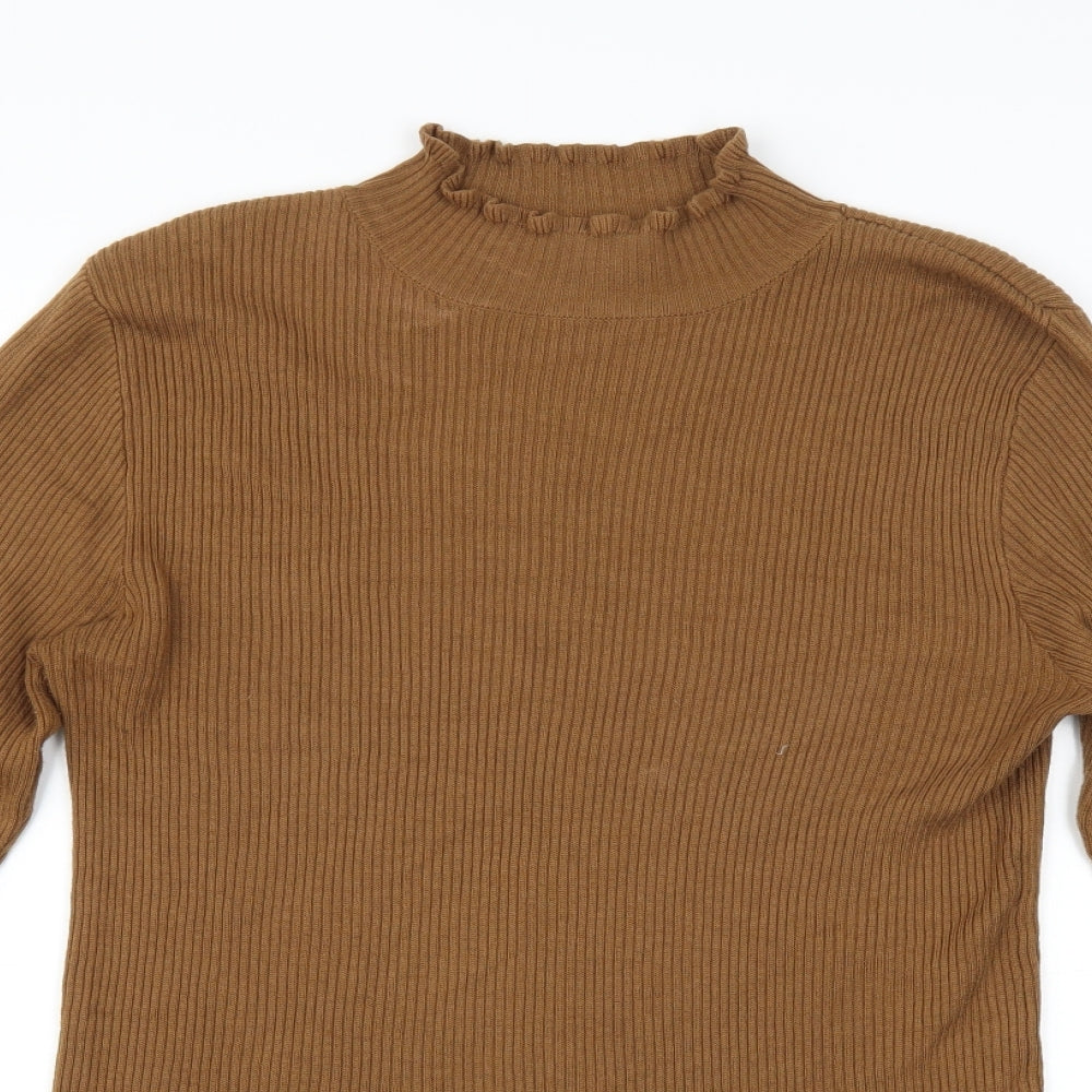 Peacocks Womens Brown   Pullover Jumper Size 16