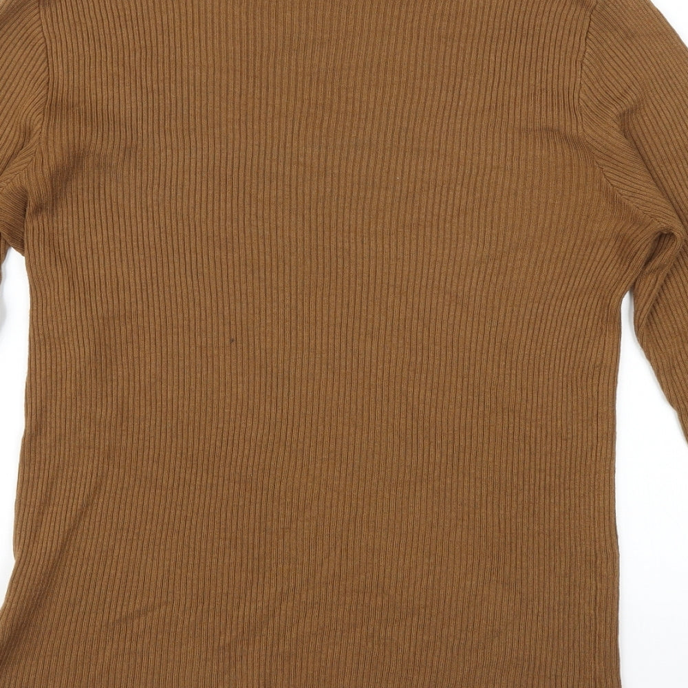 Peacocks Womens Brown   Pullover Jumper Size 16