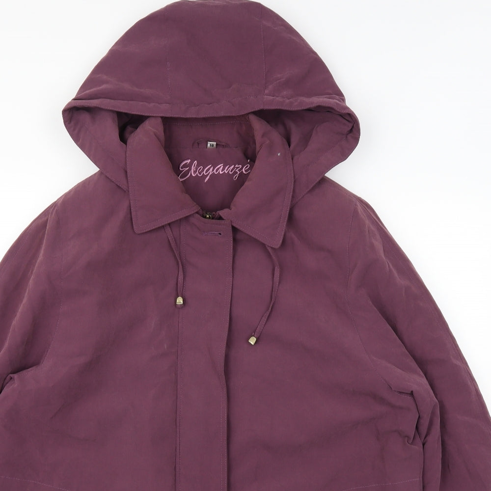 Elegance Womens Purple   Jacket Coat Size 16