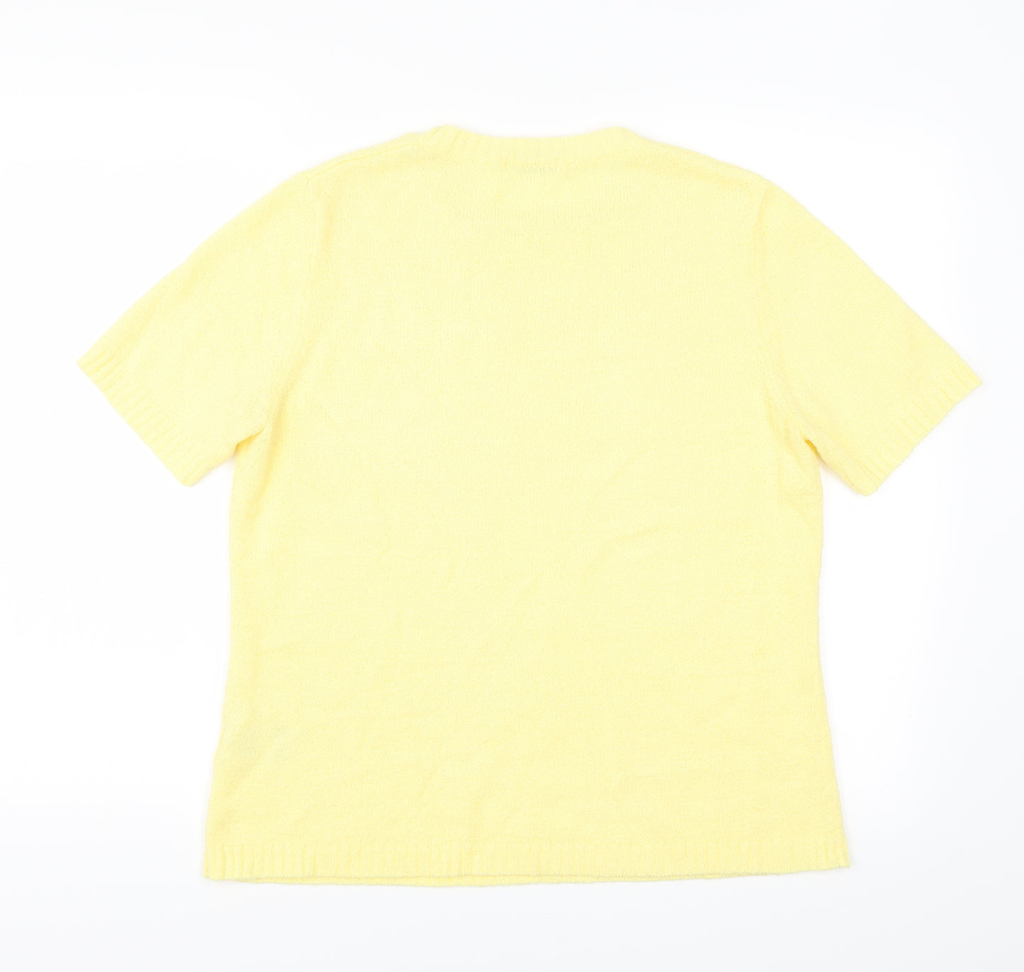 Damart Womens Yellow   Basic T-Shirt Size M