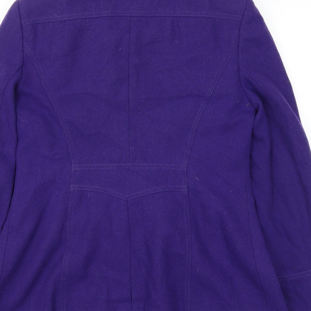 Preworn Womens Purple   Jacket Coat Size 12