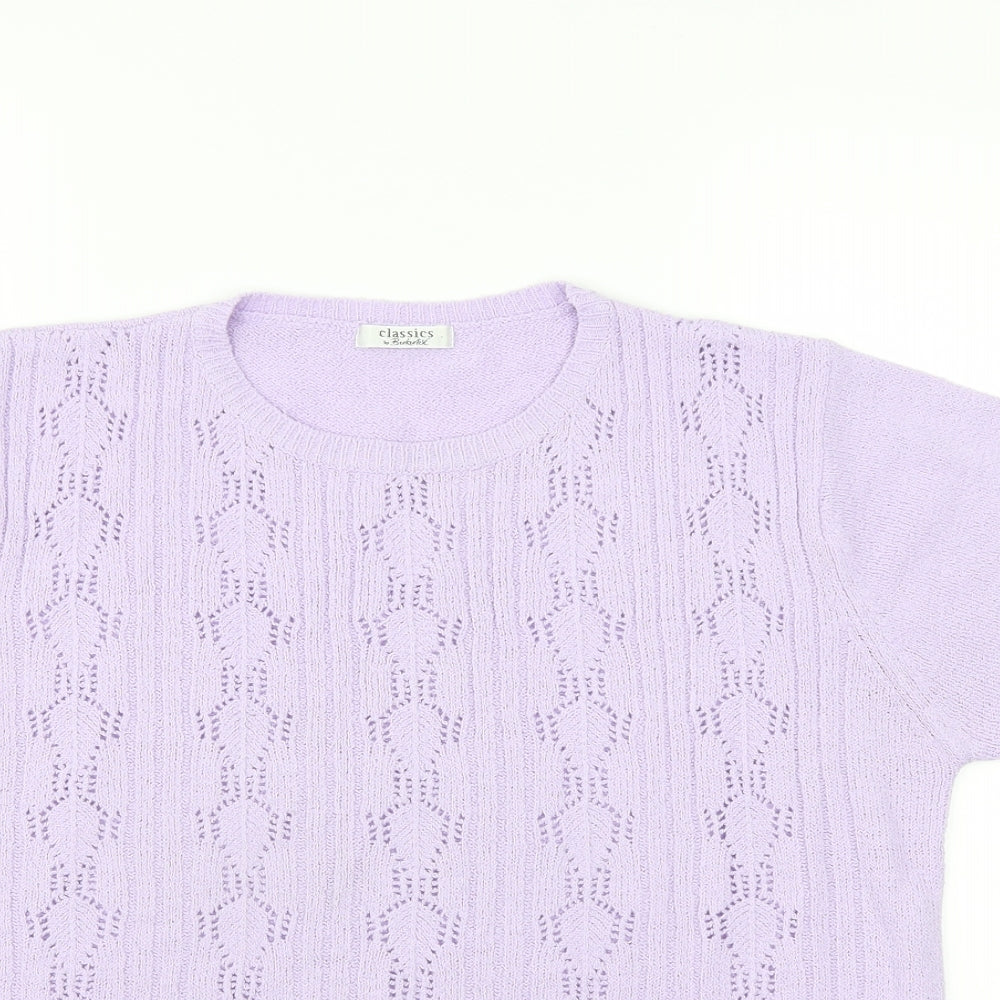Berkertex Womens Purple   Pullover Jumper Size 14  - 14-16