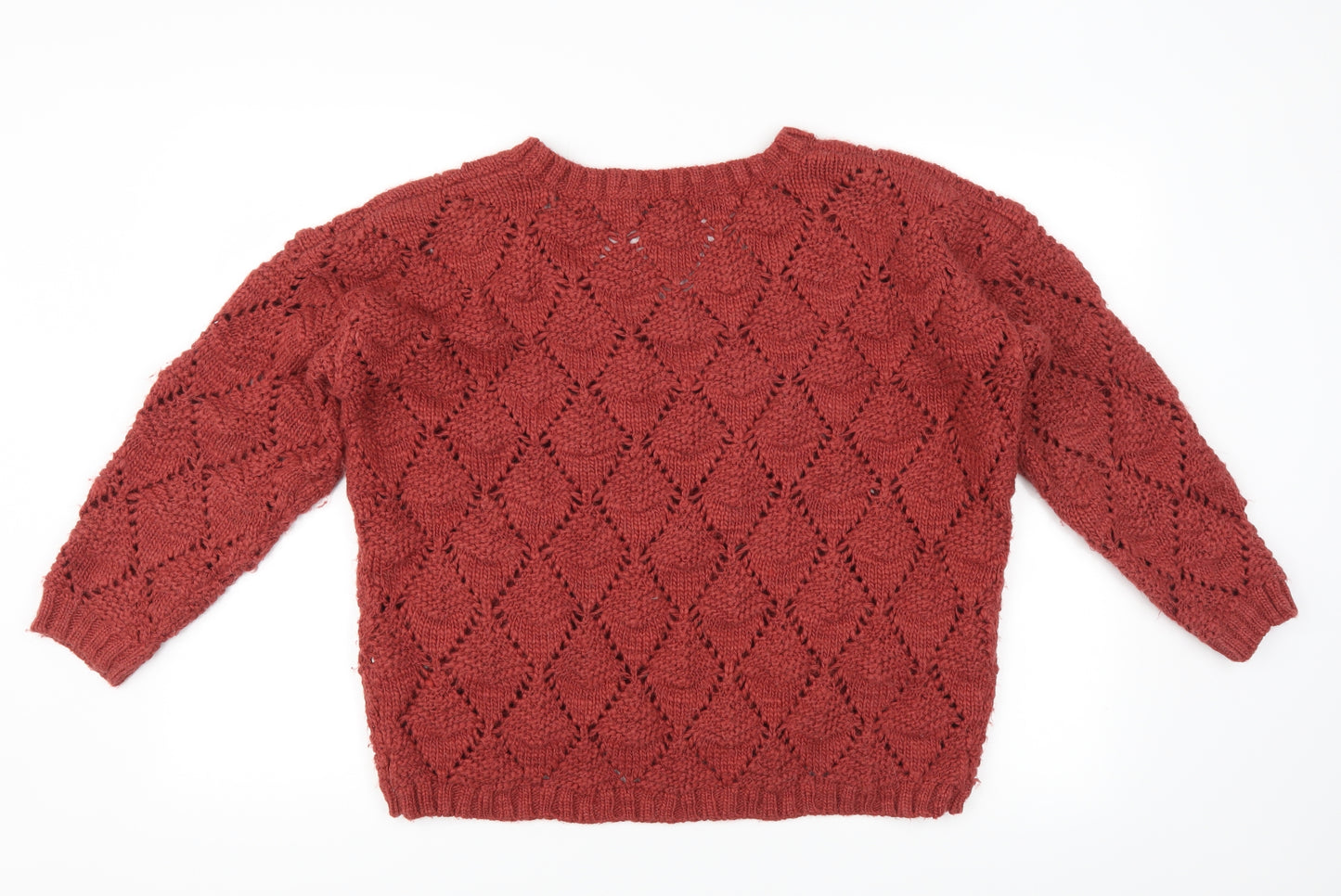 River Island Womens Red   Pullover Jumper Size 12