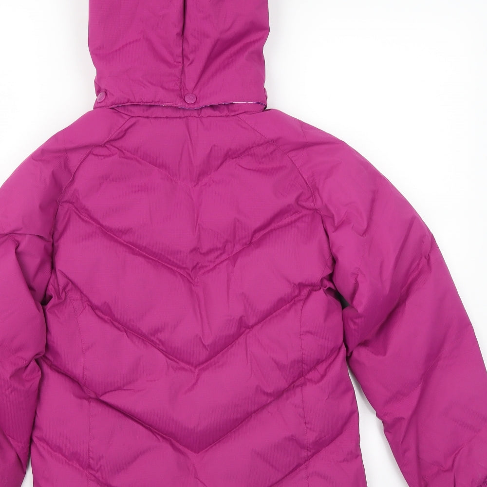 Trespass Girls Purple   Puffer Jacket Jacket Size 9-10 Years