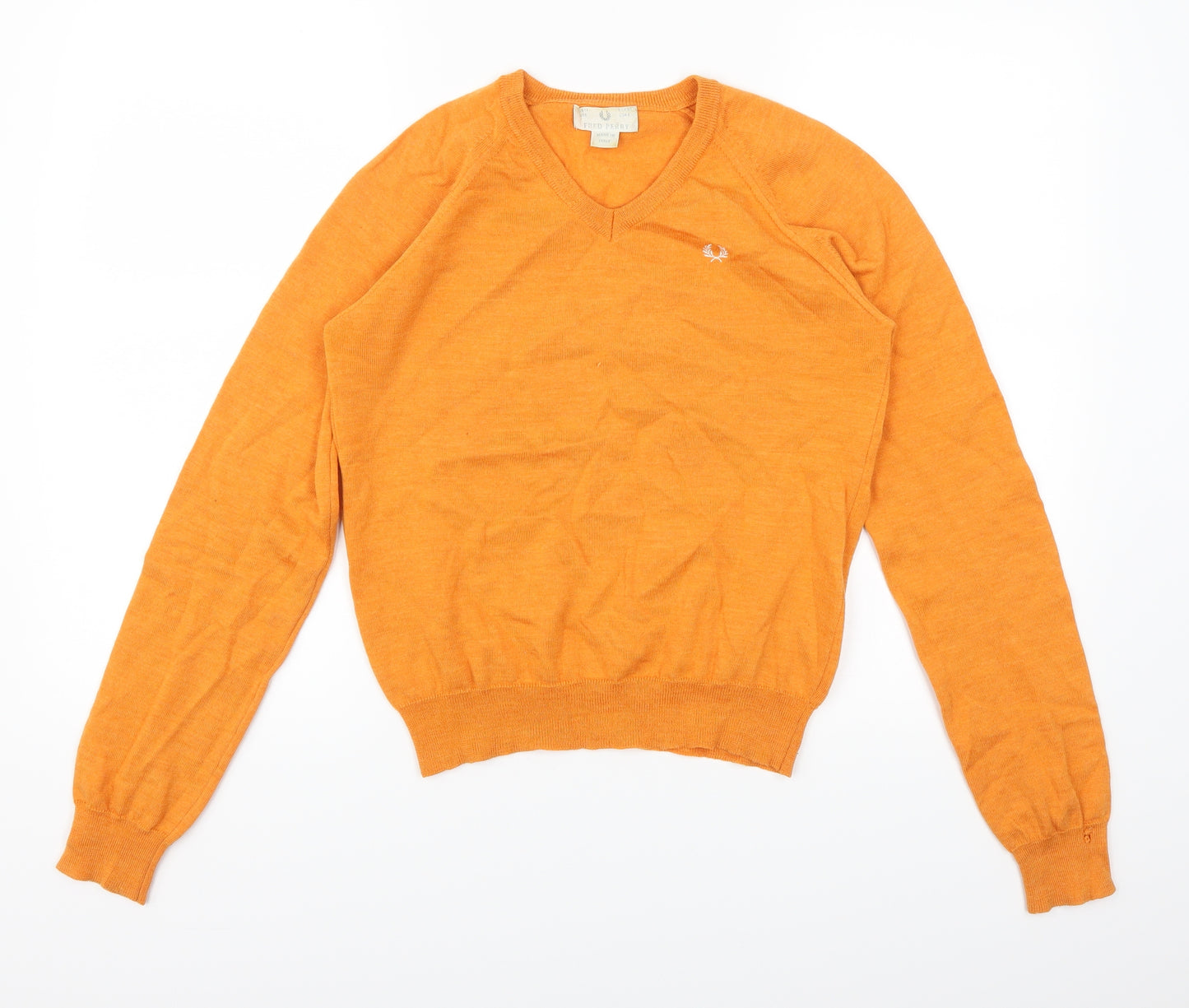 Fred Perry Womens Orange   Pullover Jumper Size 12