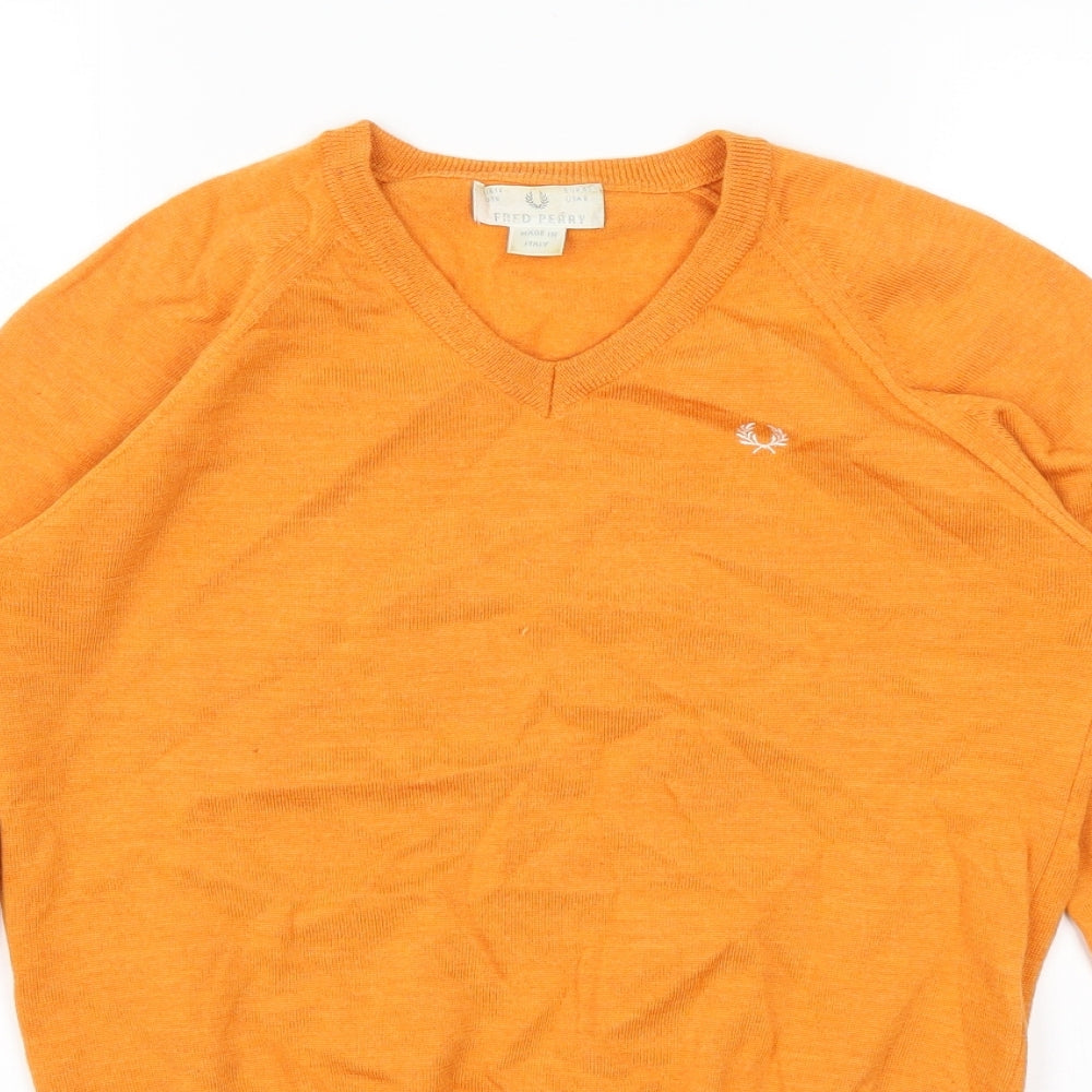 Fred Perry Womens Orange   Pullover Jumper Size 12