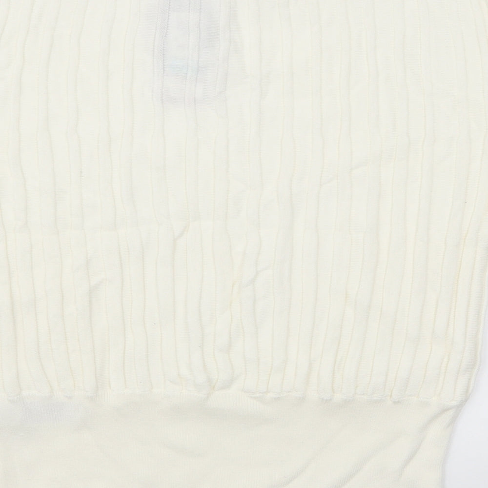 Marks and Spencer Womens Ivory   Pullover Jumper Size 14