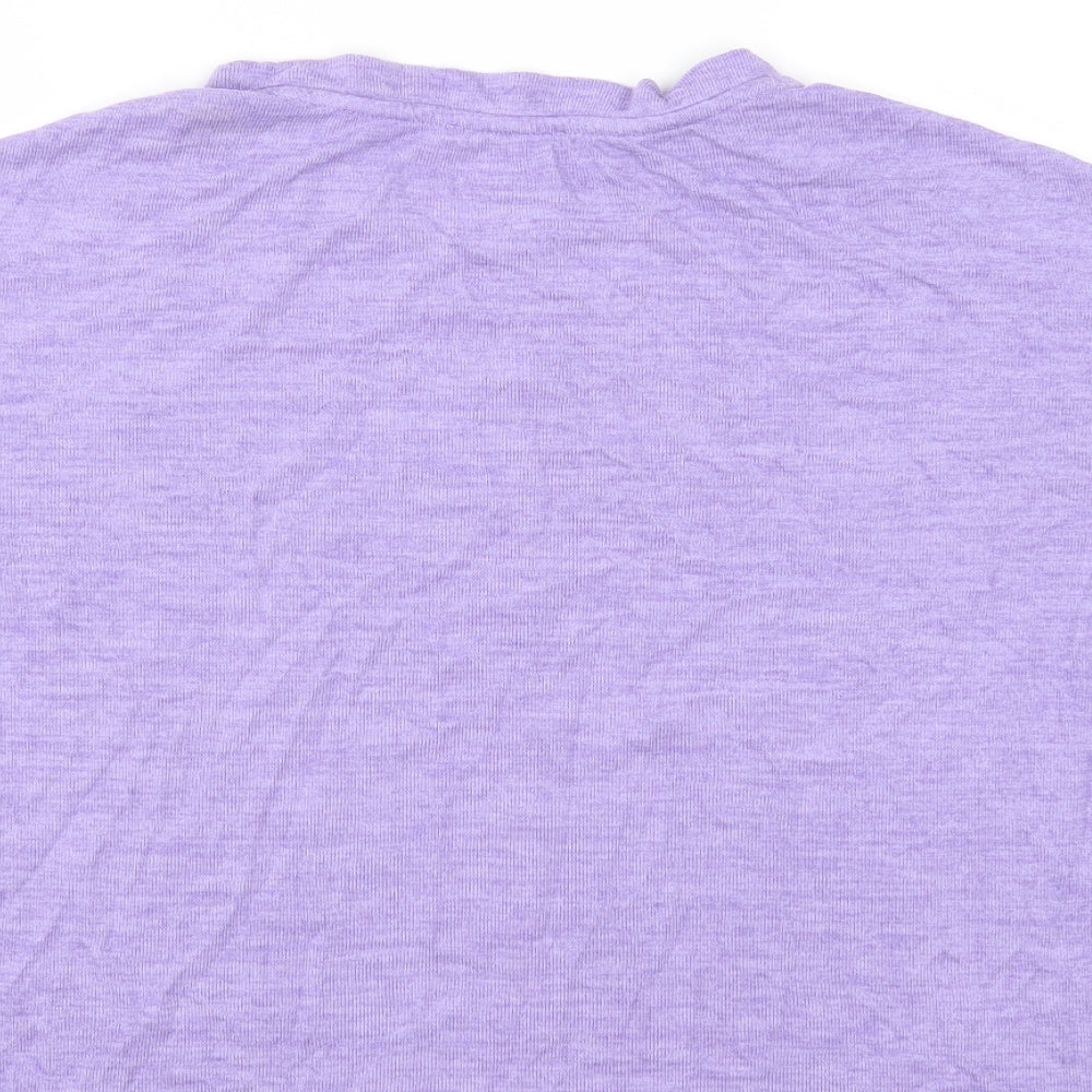Marks and Spencer Womens Purple   Basic T-Shirt Size 16