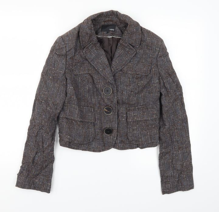 NEXT Womens Brown Jacket Blazer Size 10