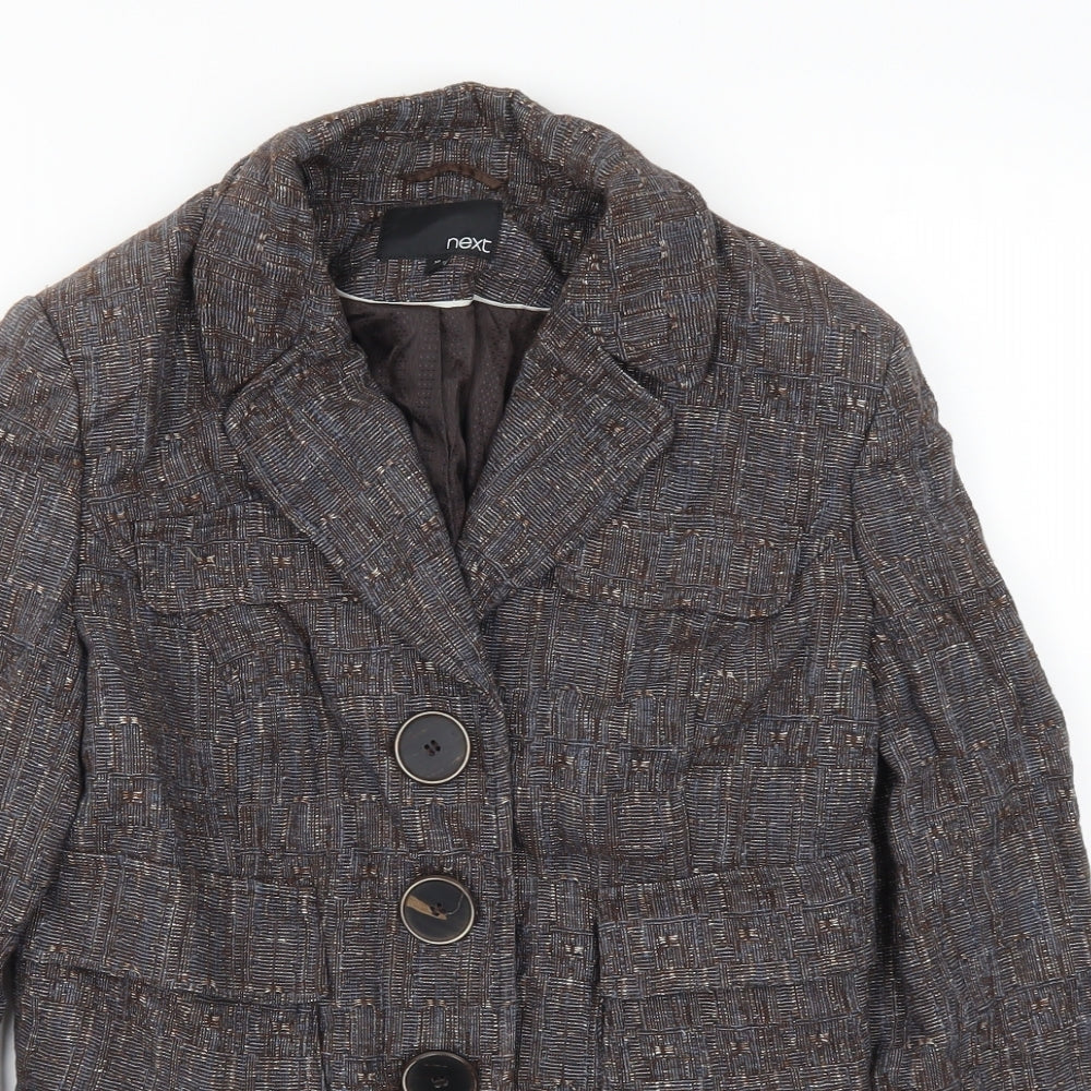 NEXT Womens Brown   Jacket Blazer Size 10