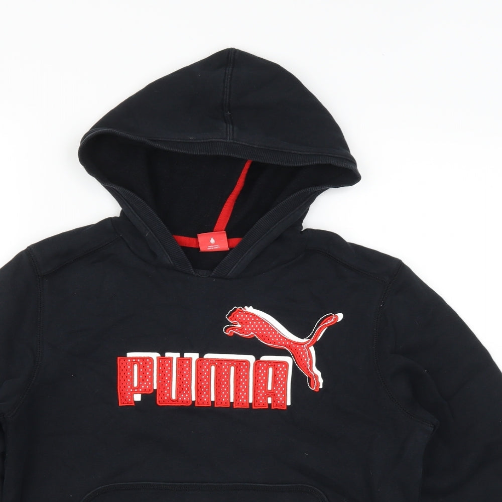 PUMA Womens Black   Pullover Hoodie Size 30