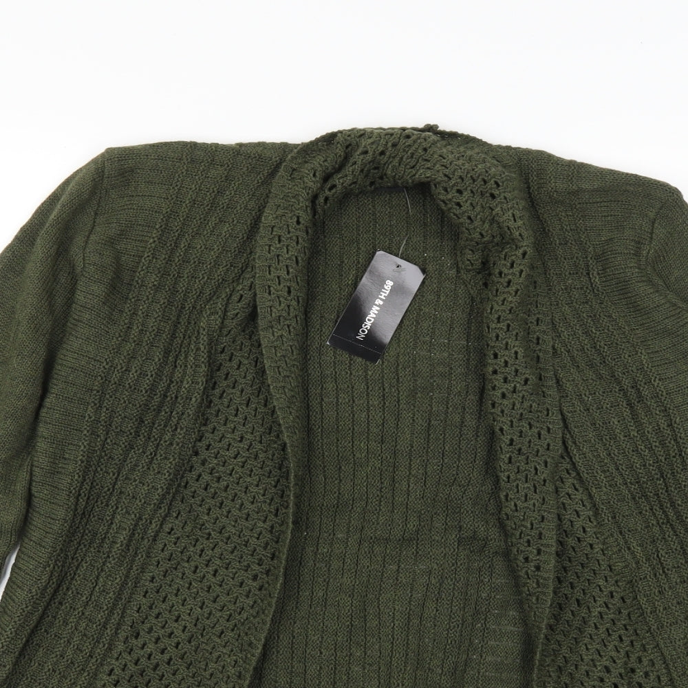 89th & Madison Womens Green   Cardigan Jumper Size S