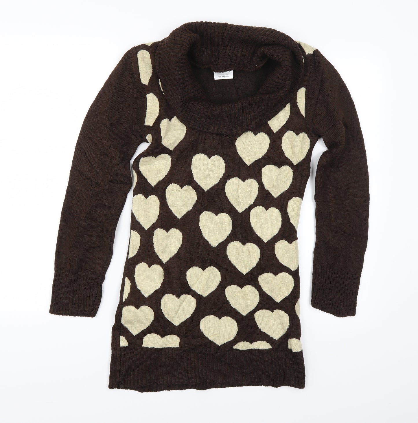 AnyBody Womens Brown Polka Dot  Shift  Size 4