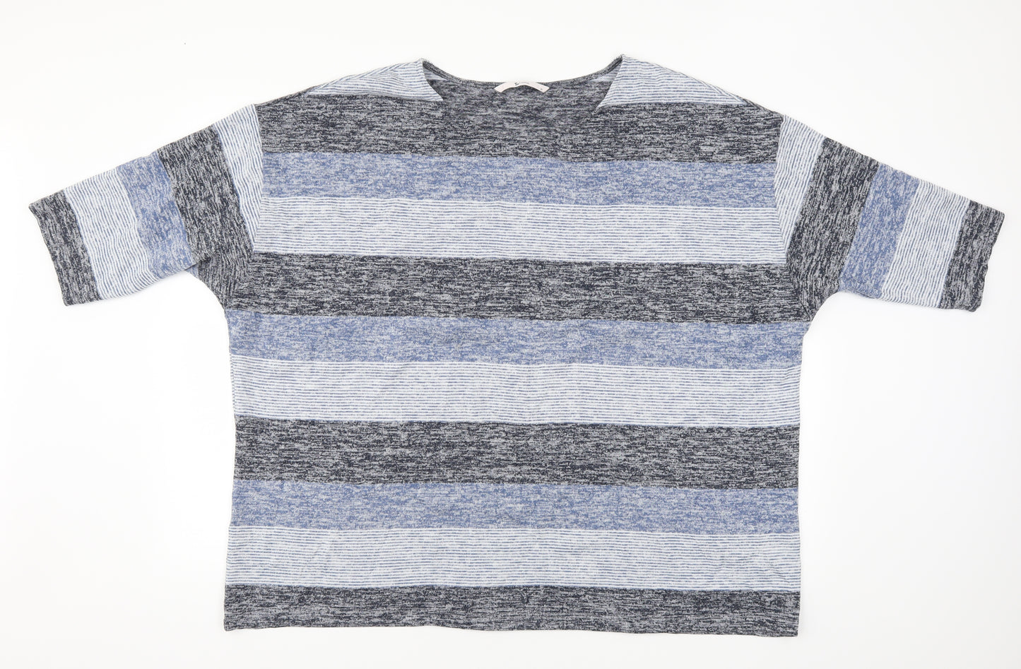 TU Womens Blue Striped  Pullover Jumper Size 26