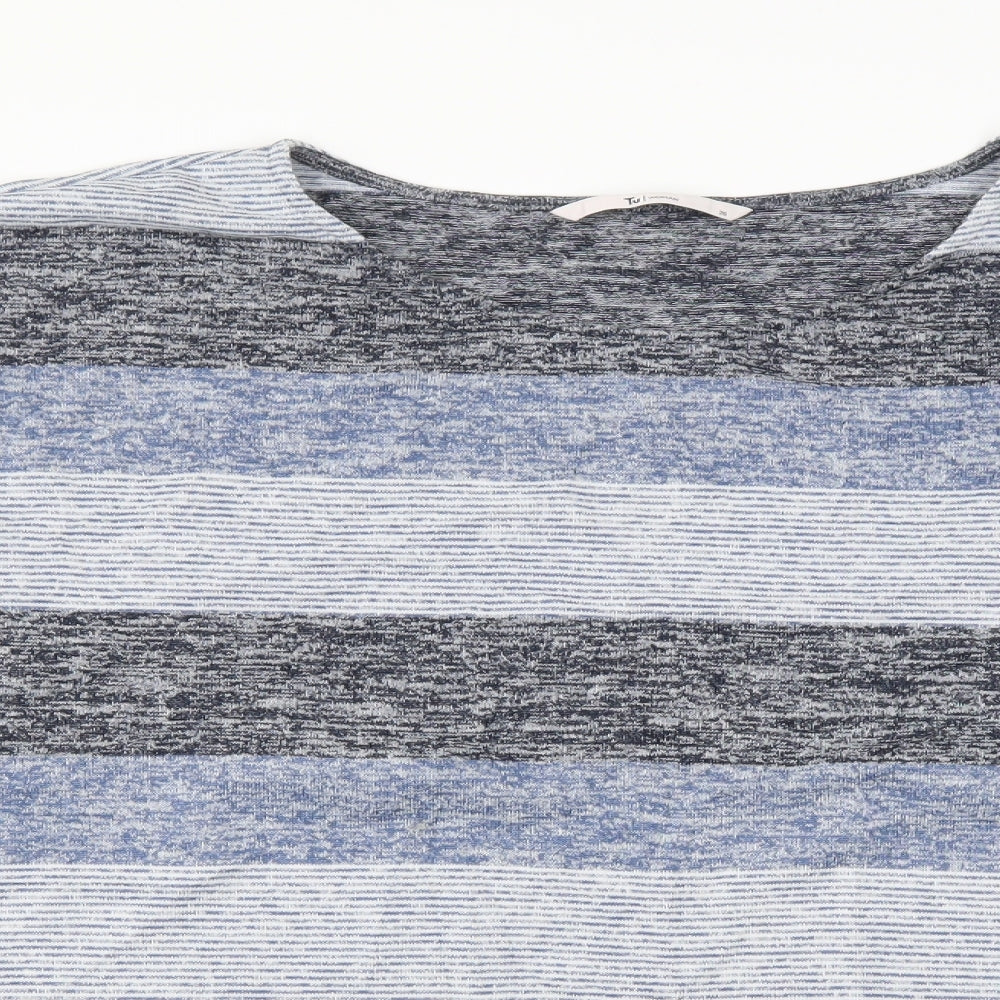 TU Womens Blue Striped  Pullover Jumper Size 26