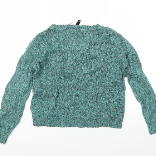 Divided by H&M Womens Blue   Henley Jumper Size S