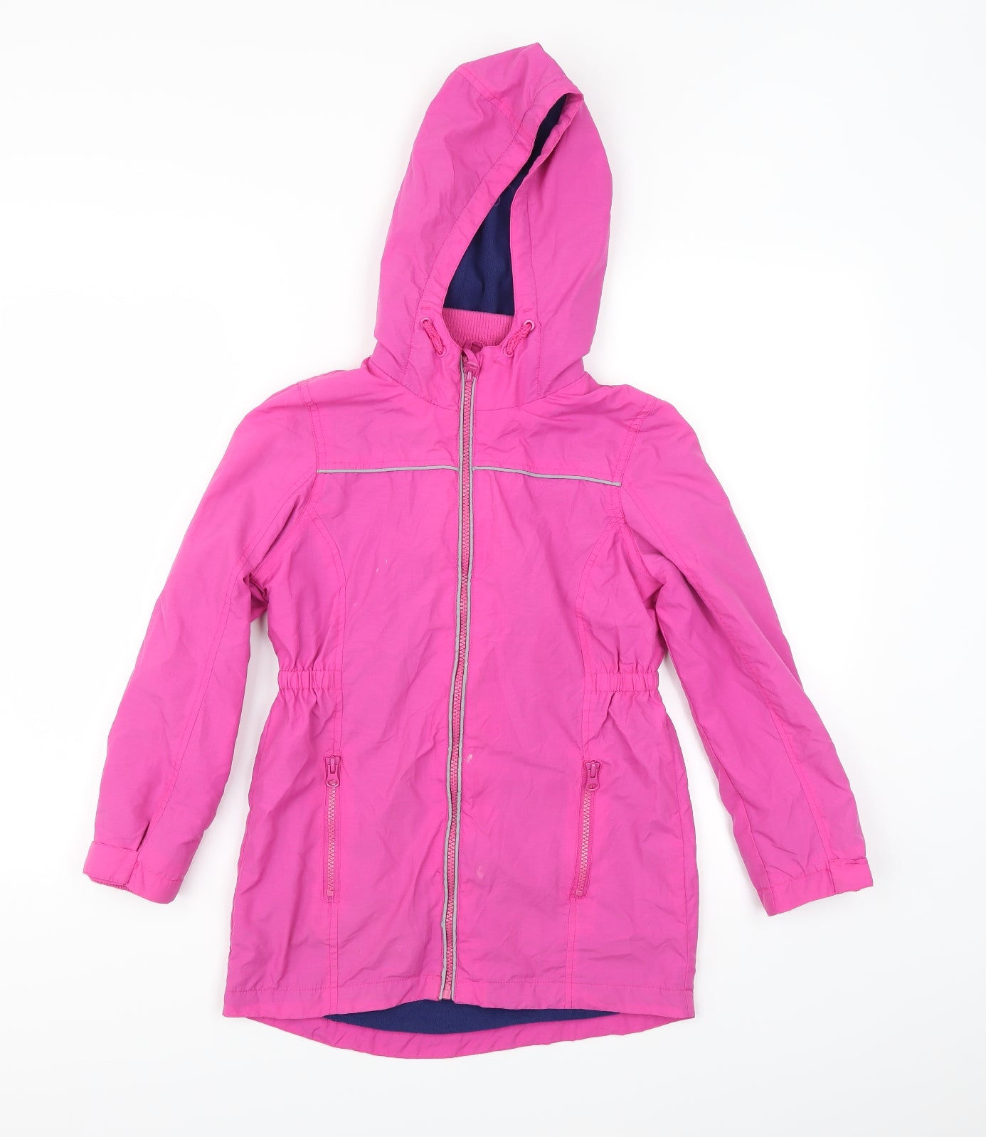 F&F Girls Pink   Windbreaker Jacket Size 9-10 Years