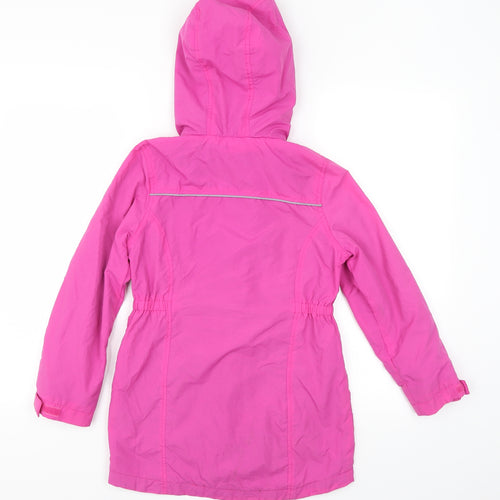 F&F Girls Pink   Windbreaker Jacket Size 9-10 Years