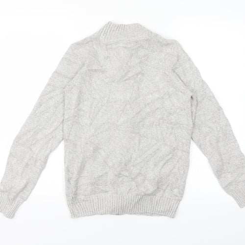ISLE Womens Grey   Full Zip Jumper Size S