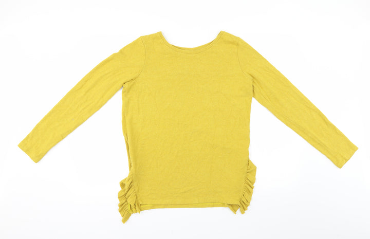 NEXT Womens Yellow Basic Blouse Size 10