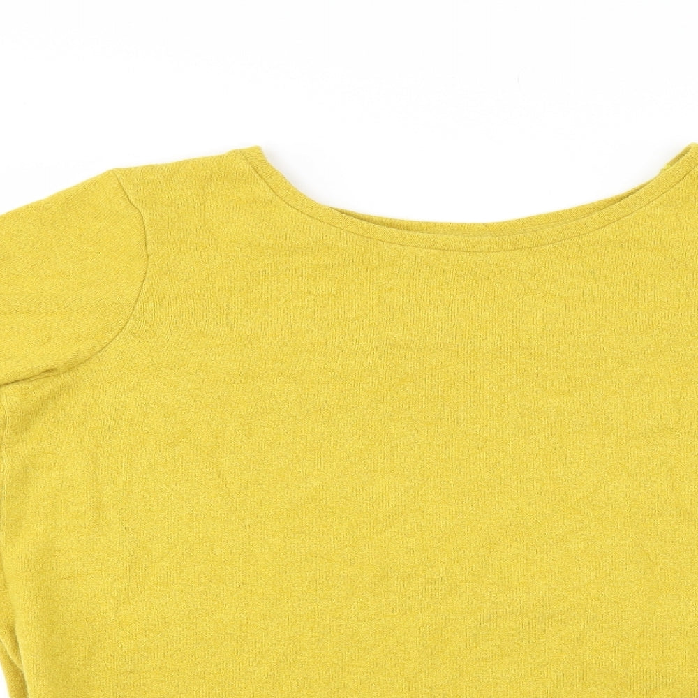 NEXT Womens Yellow   Basic Blouse Size 10