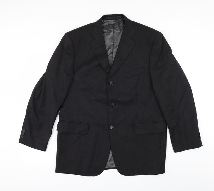 Marks and Spencer Mens Black   Jacket Suit Jacket Size 40