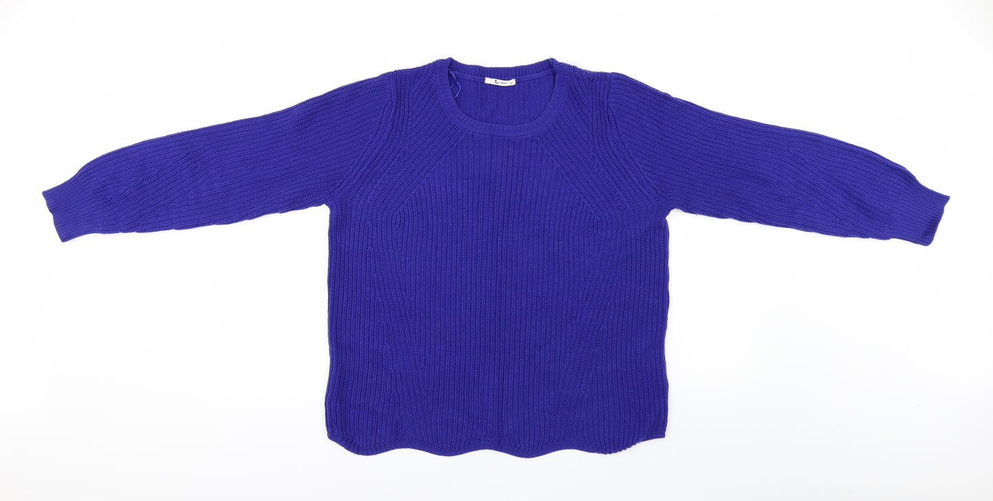TU Womens Blue   Pullover Jumper Size 14