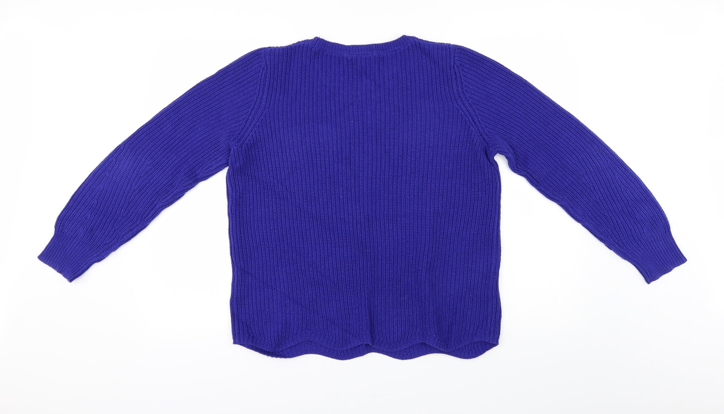 TU Womens Blue   Pullover Jumper Size 14