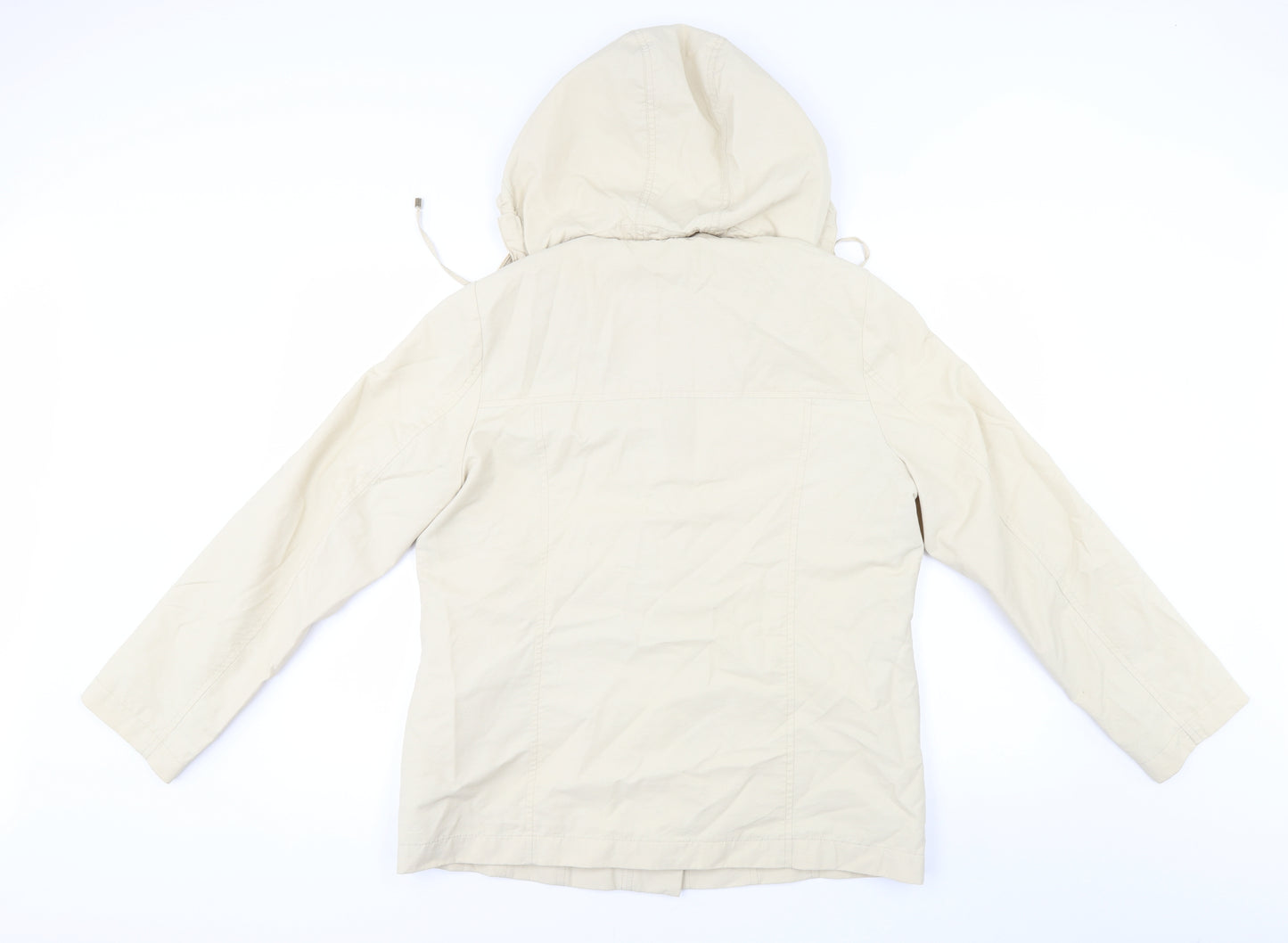 Classic Womens Beige   Overcoat Coat Size 12