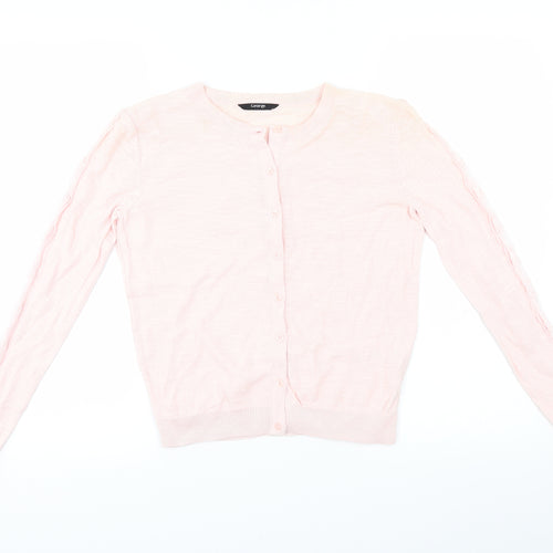 George Girls Pink   Cardigan Jumper Size 12-13 Years