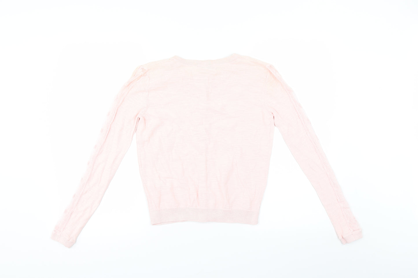 George Girls Pink   Cardigan Jumper Size 12-13 Years