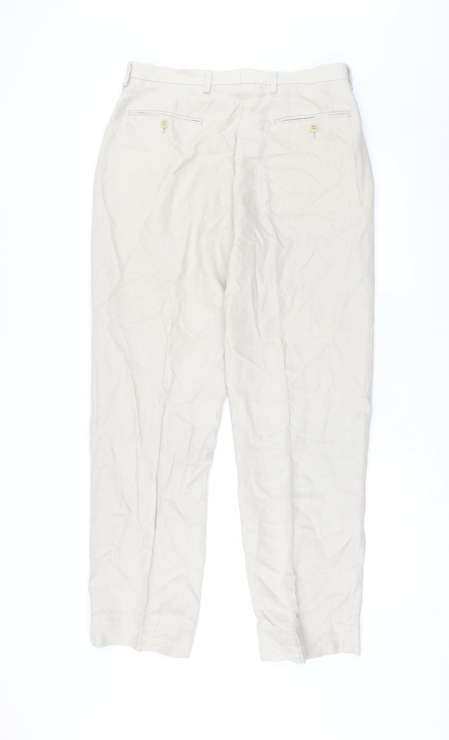 NEXT Womens White   Trousers  Size 32 in L30 in