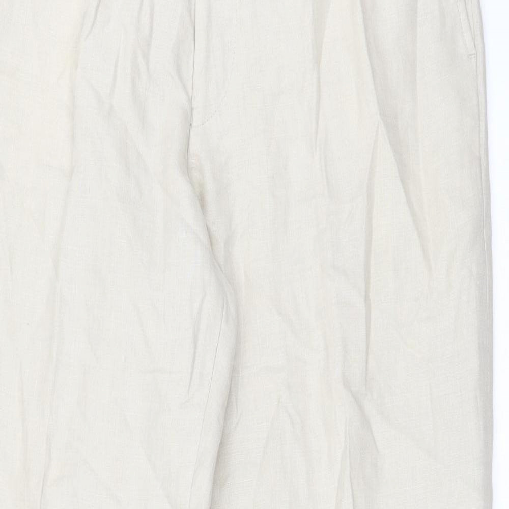 NEXT Womens White   Trousers  Size 32 in L30 in