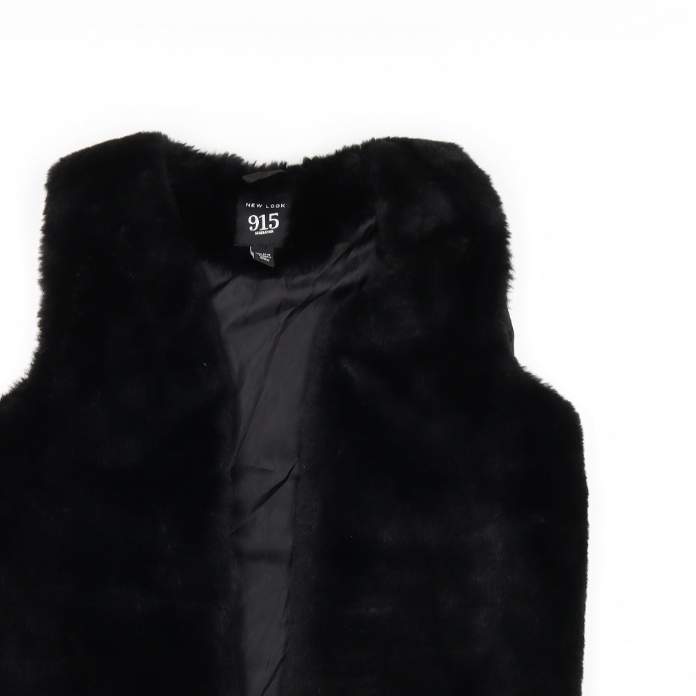 New Look Girls Black   Jacket  Size 13-14 Years