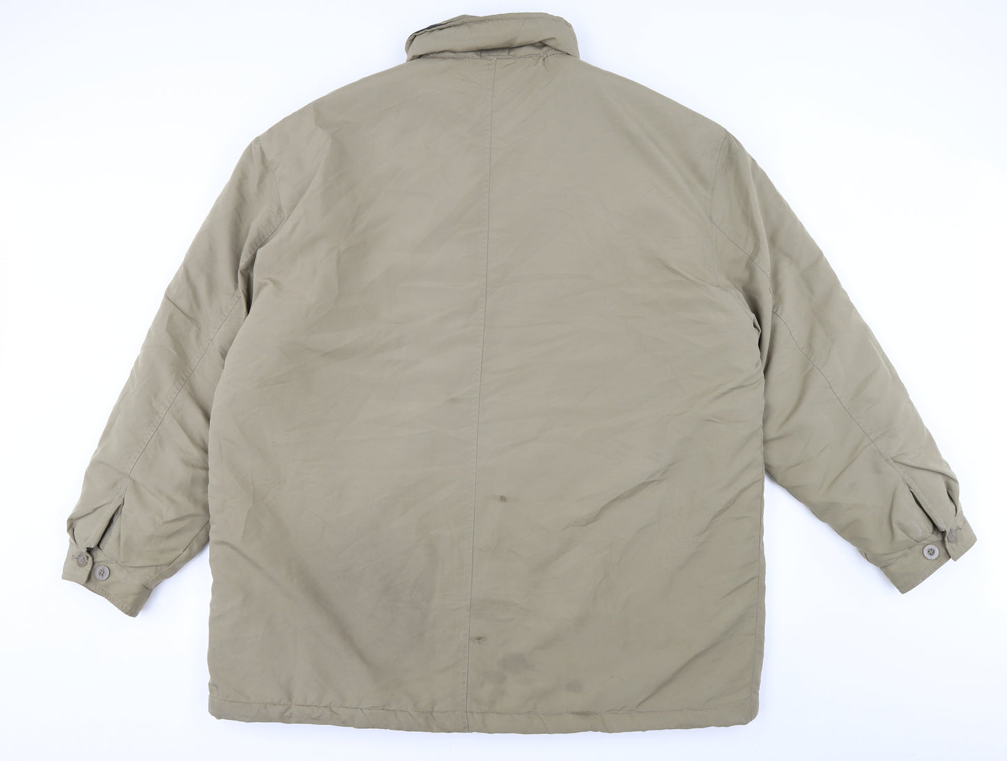 Premier Man Mens Green   Overcoat Coat Size XL