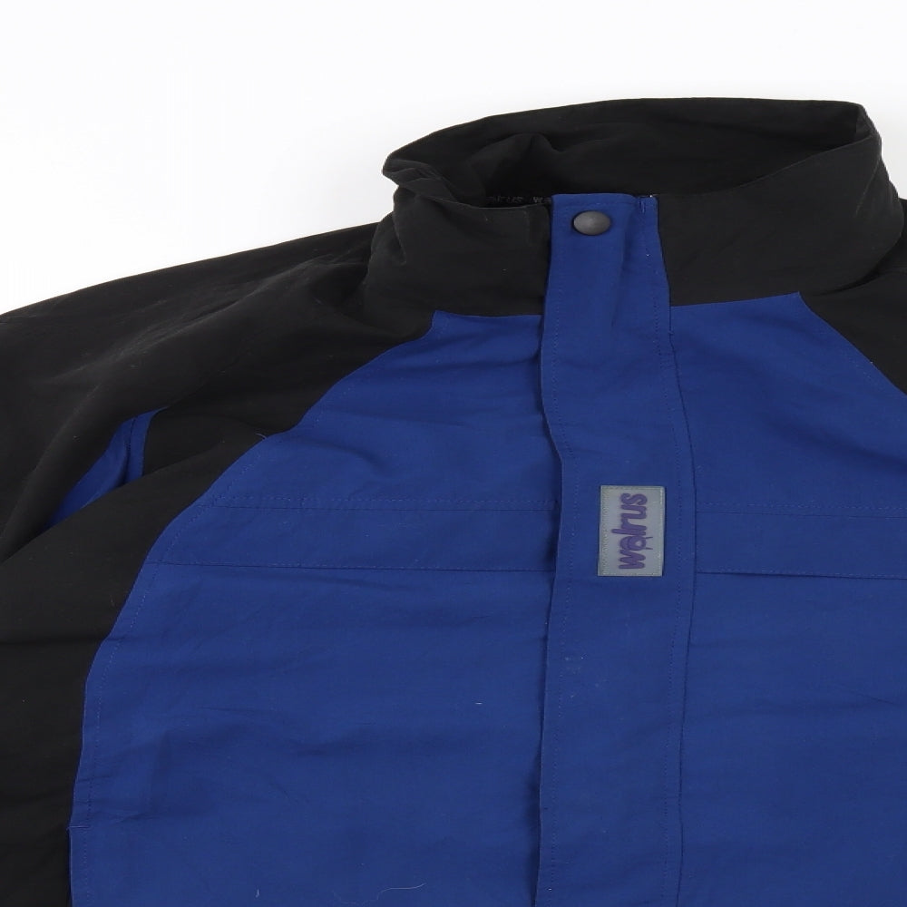 Walrus Mens Blue   Anorak Coat Size M