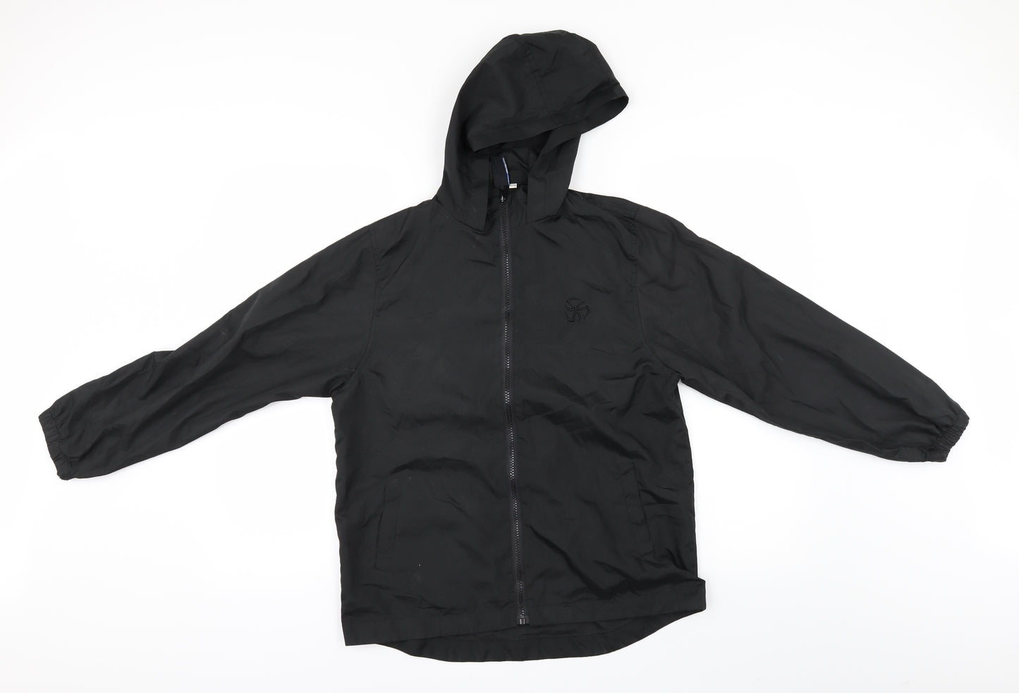 Urban Outlaws Boys Black   Rain Coat Coat Size 11-12 Years