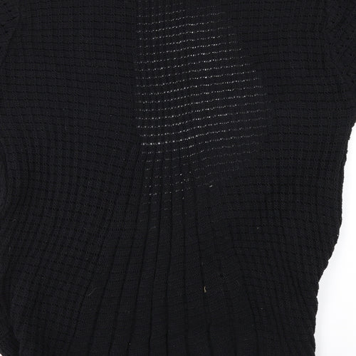 Pure and Natural Womens Black   Cardigan Jumper Size XL