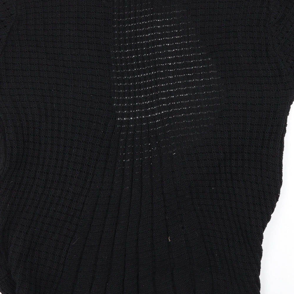 Pure and Natural Womens Black   Cardigan Jumper Size XL