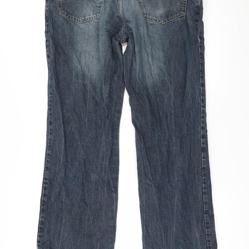 Guise Mens Blue   Bootcut Jeans Size L L32 in