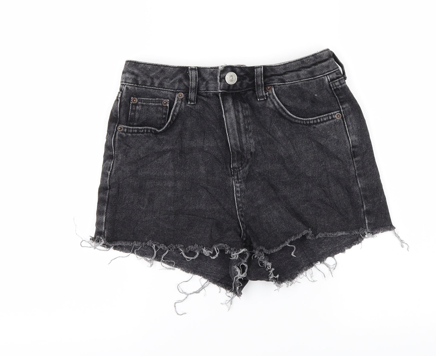 Urban Outfitters Womens Black   Mom Shorts Size 26
